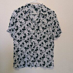 Disney Mickey Mouse Button Up